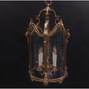 Bronze Lantern, Louis XV Style, Circa 1900