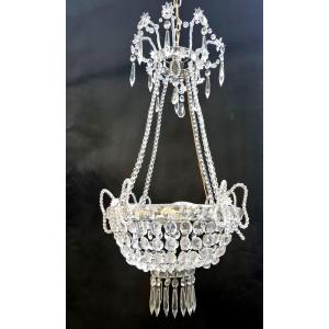 Lustre En Cristal, France, Vers 1900