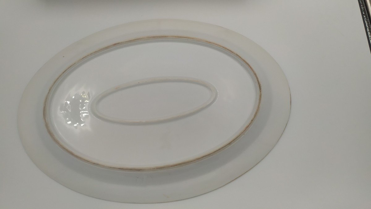 Grand Plat Théodore Haviland en Porcelaine Limoges XX ème-photo-4