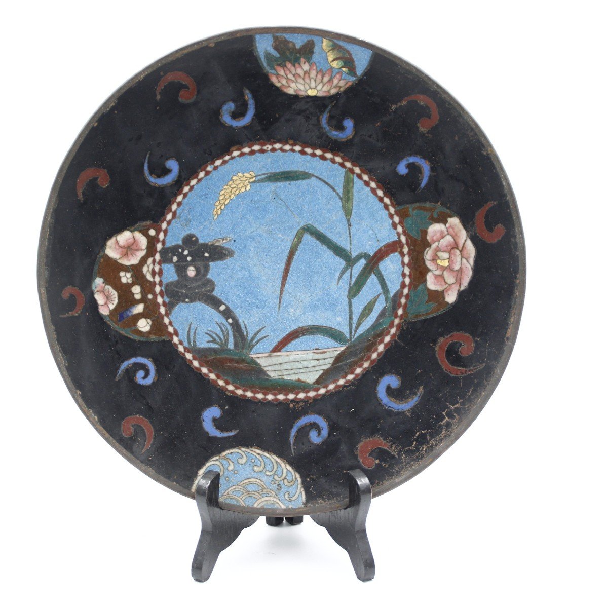 Cloisonné Plate, Japan, 19th Century