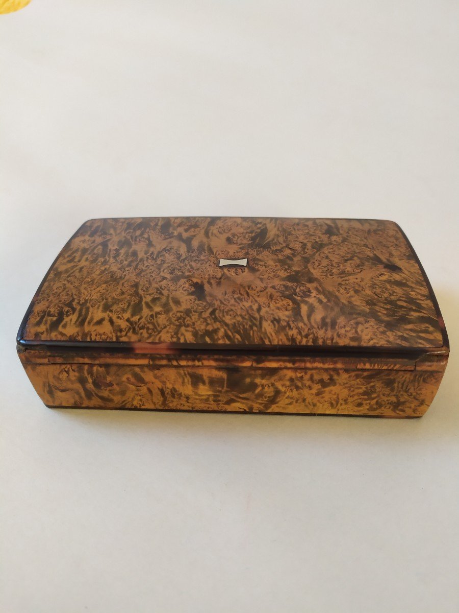 Box In Burl De Touya And Tortoiseshell