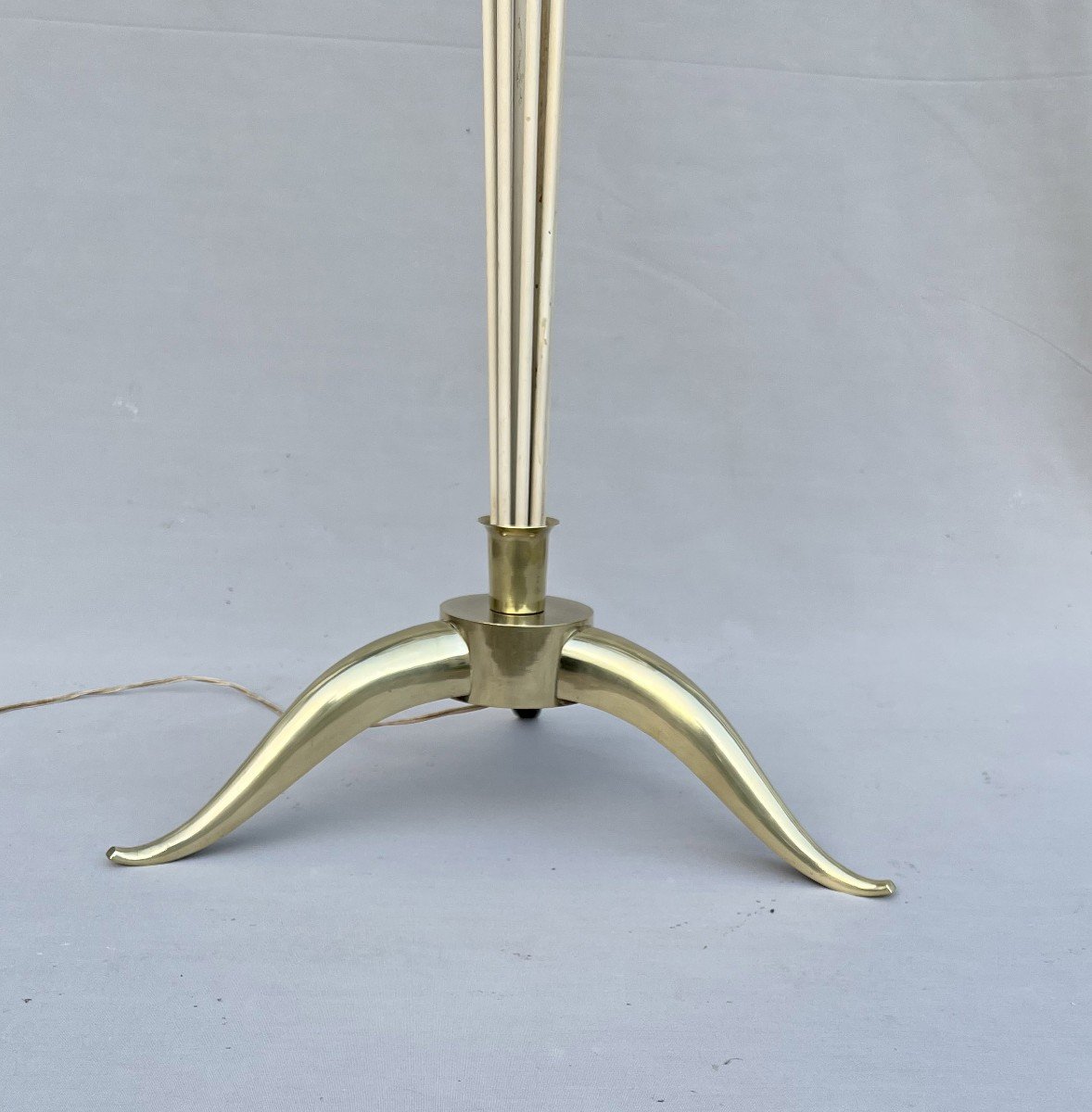 Astrolabe Floor Lamp By Maison Arlus Circa 1950-photo-4