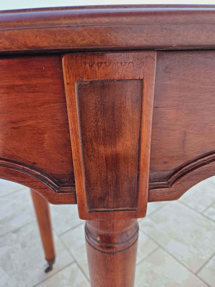 Louis XVI Bandeau Table Stamped Canabas, 310 Cm-photo-2