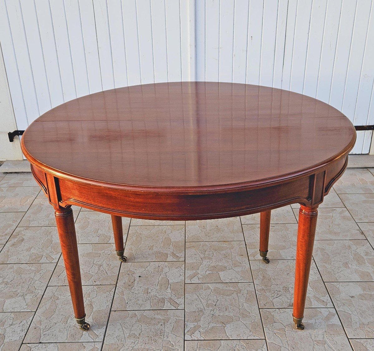 Louis XVI Bandeau Table Stamped Canabas, 310 Cm-photo-5