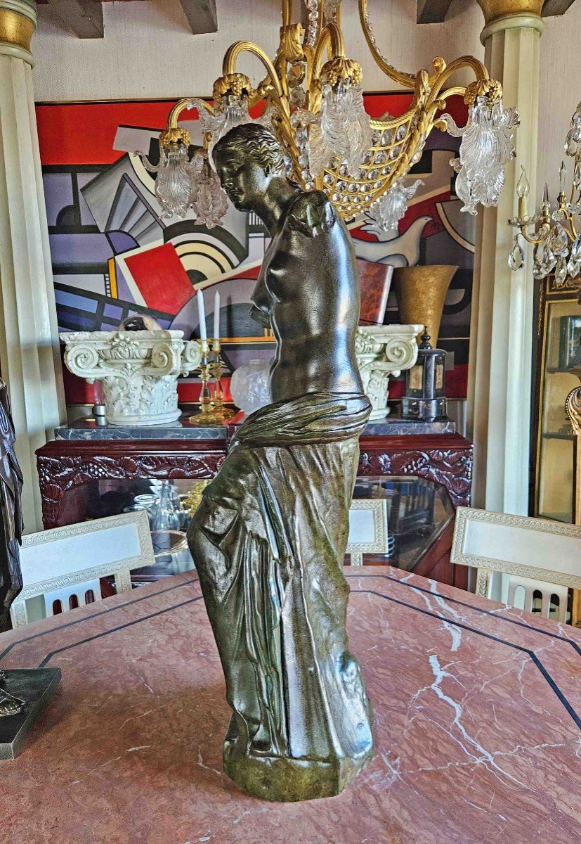 Venus De Milo With Bronze Patina Ht 87 Cm-photo-4