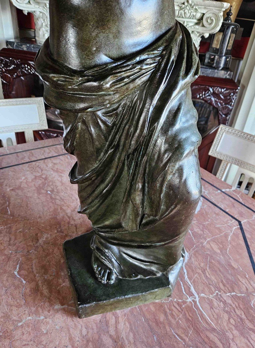 Venus De Milo With Bronze Patina Ht 87 Cm-photo-2