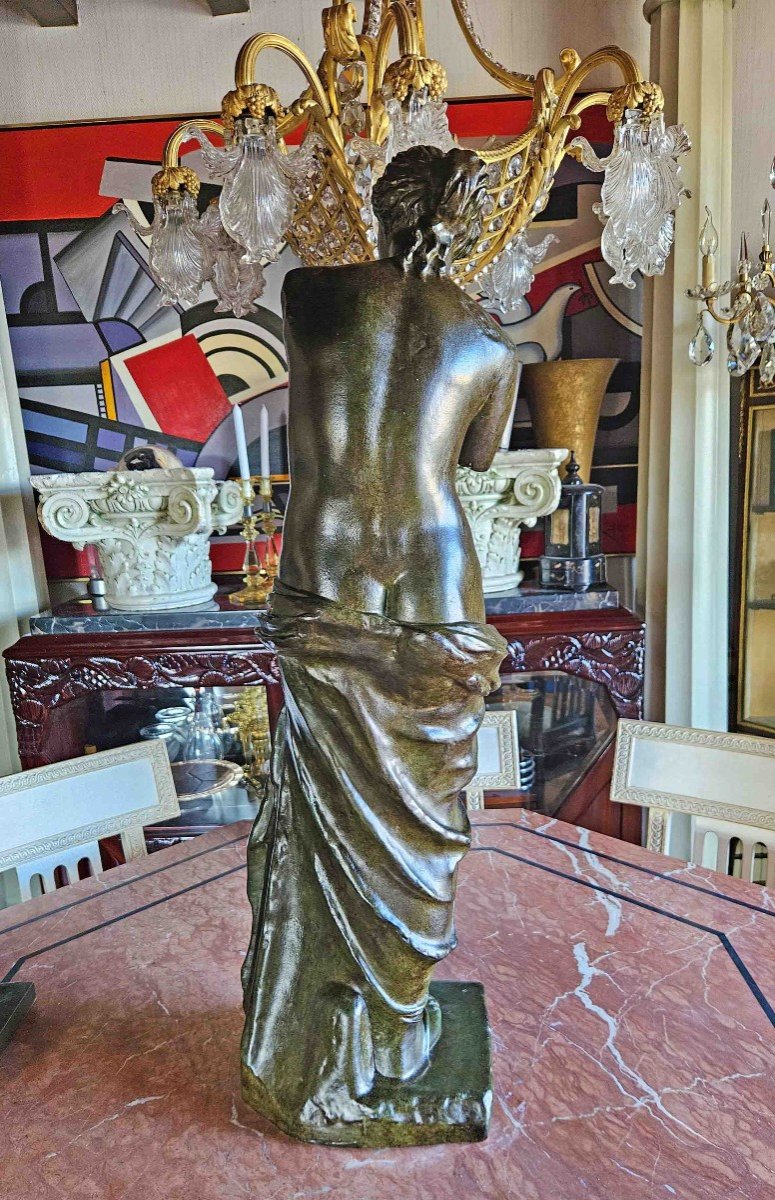 Venus De Milo With Bronze Patina Ht 87 Cm-photo-5