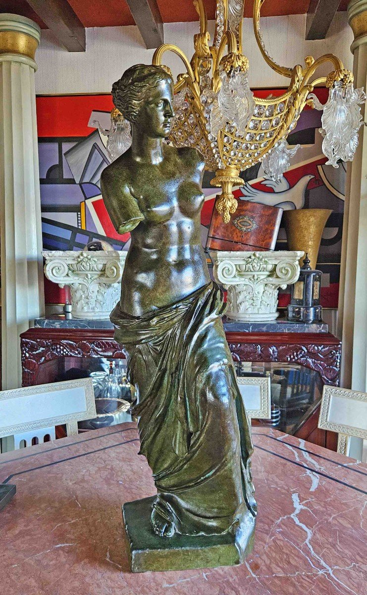 Venus De Milo With Bronze Patina Ht 87 Cm