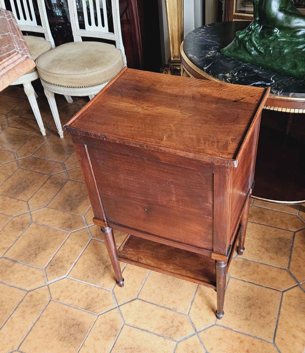 Walnut Chiffonnière Coffee Table, Late 18th Century-photo-3