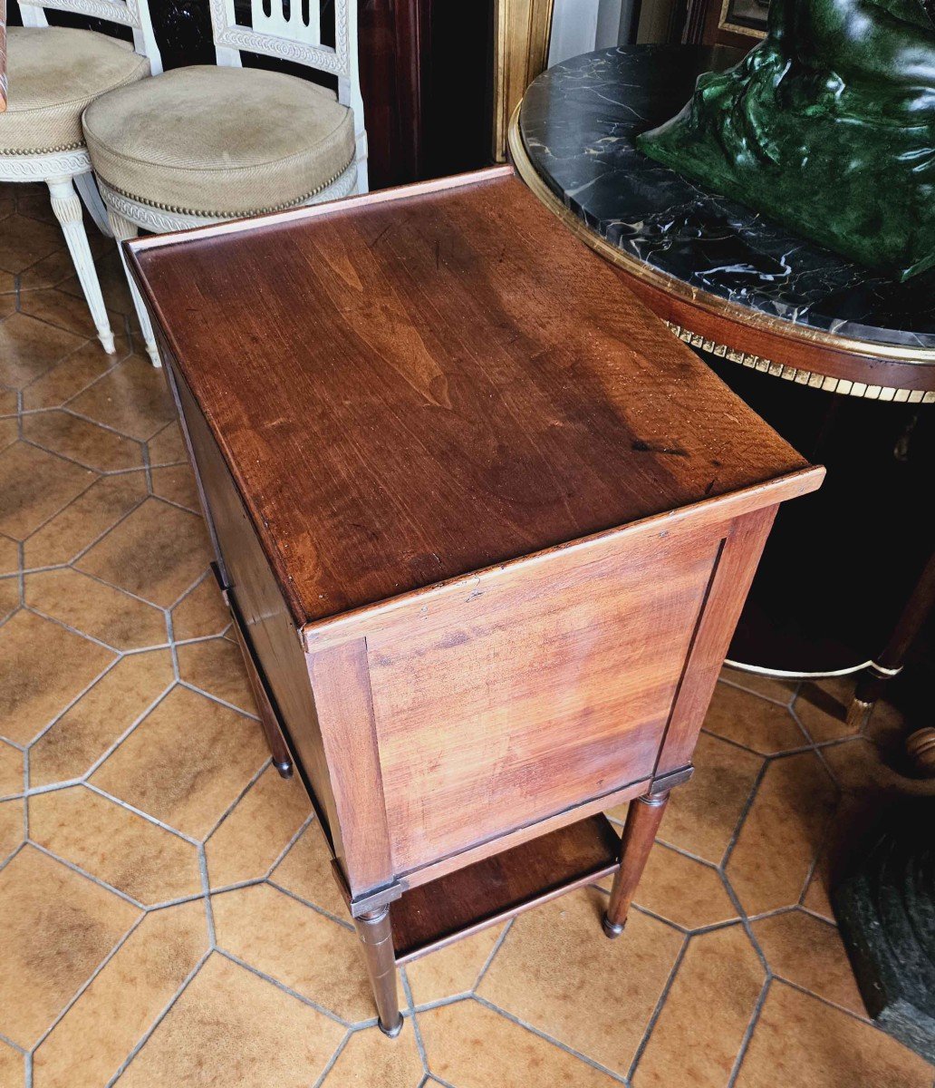 Walnut Chiffonnière Coffee Table, Late 18th Century-photo-6