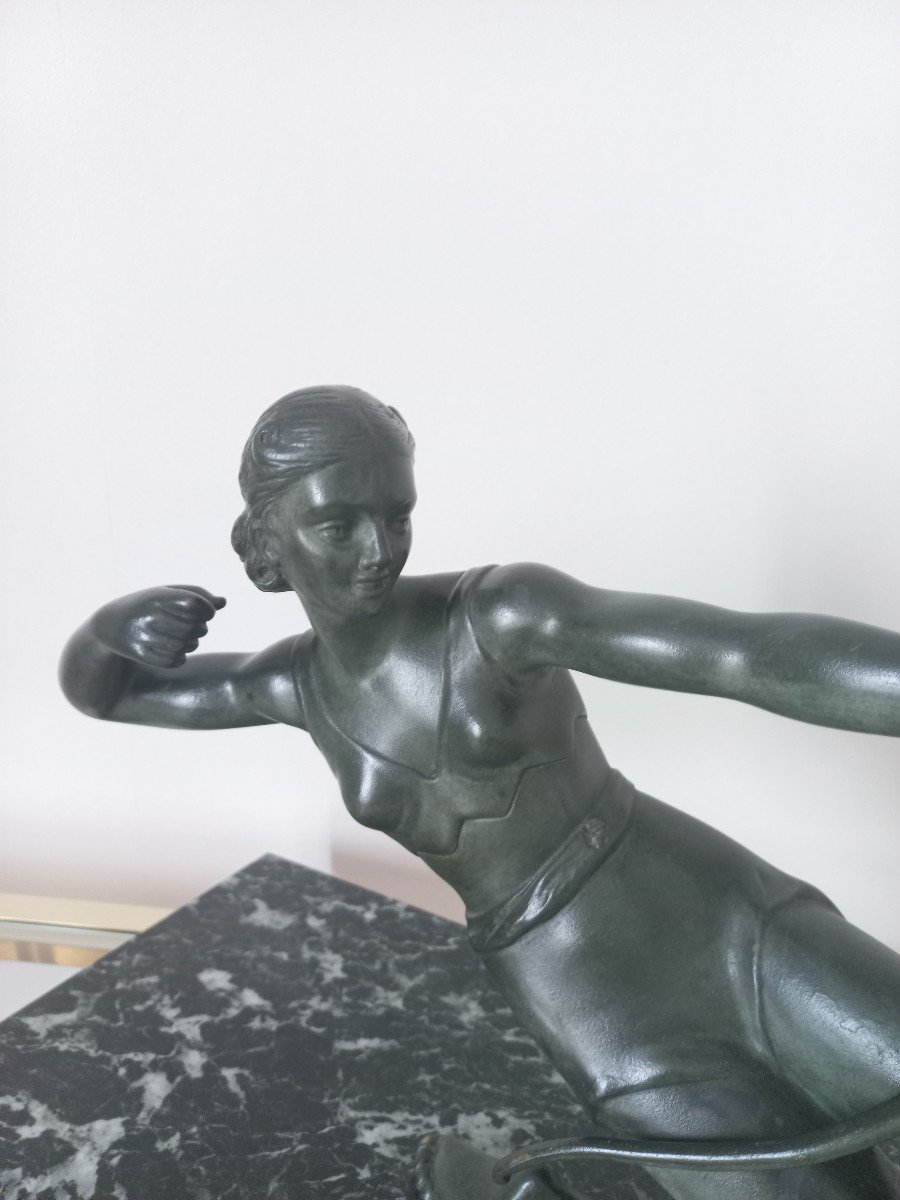 Archer Salvatore Melani Bronze Art Deco-photo-3