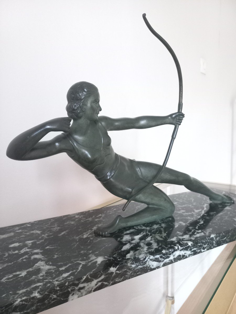 Archer Salvatore Melani Bronze Art Deco-photo-1