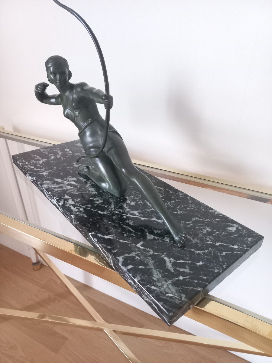 Archer Salvatore Melani Bronze Art Deco-photo-3