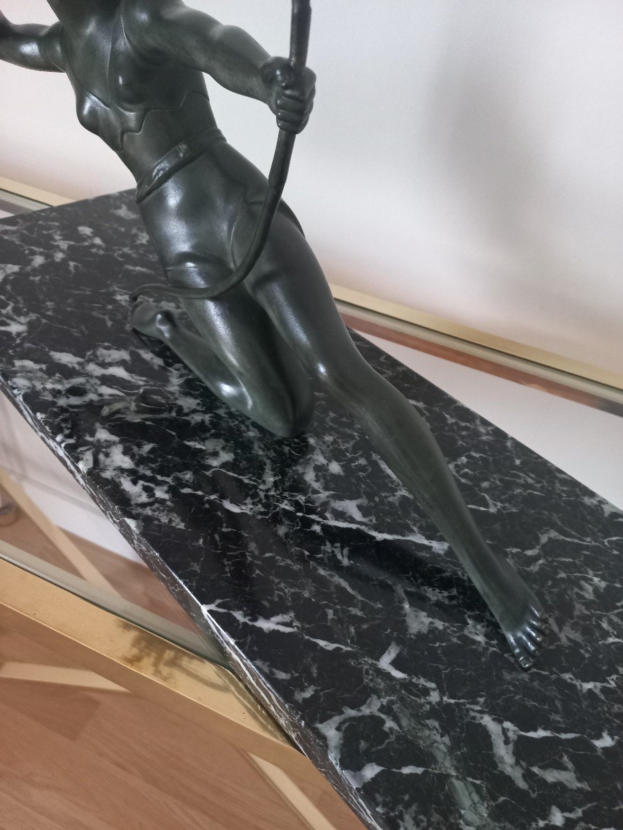 Archer Salvatore Melani Bronze Art Deco-photo-5