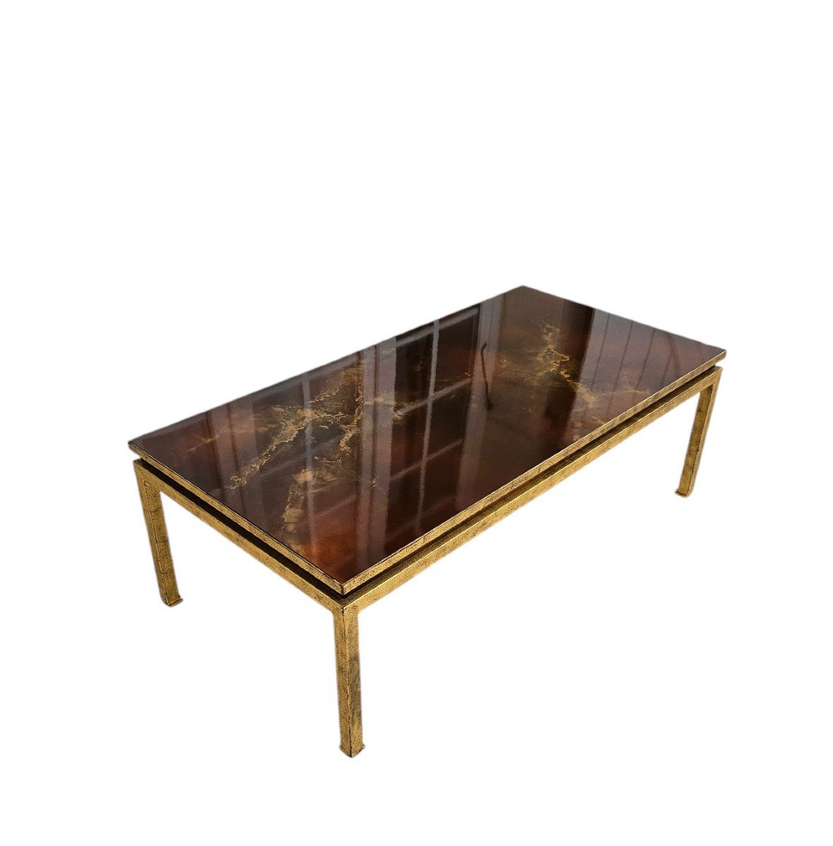 Coffee Table Attributed To La Maison Ramsay -photo-3