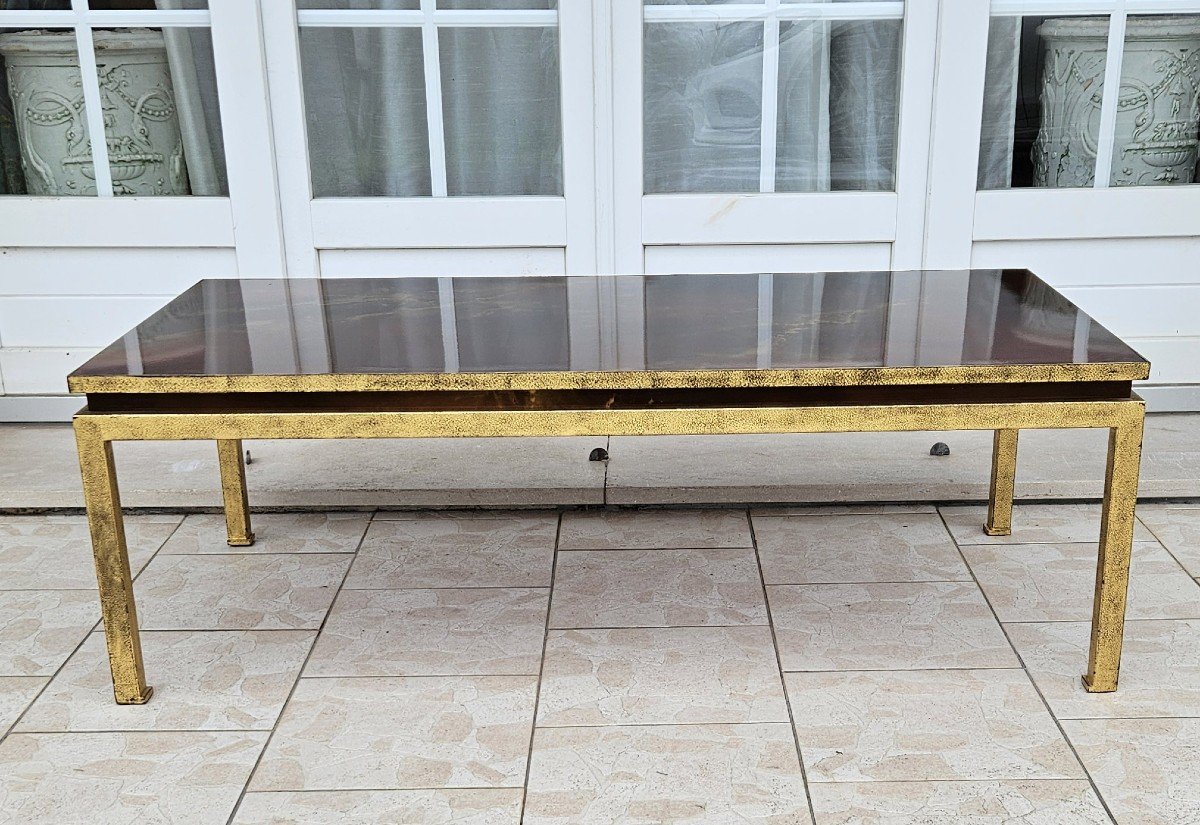 Coffee Table Attributed To La Maison Ramsay -photo-3