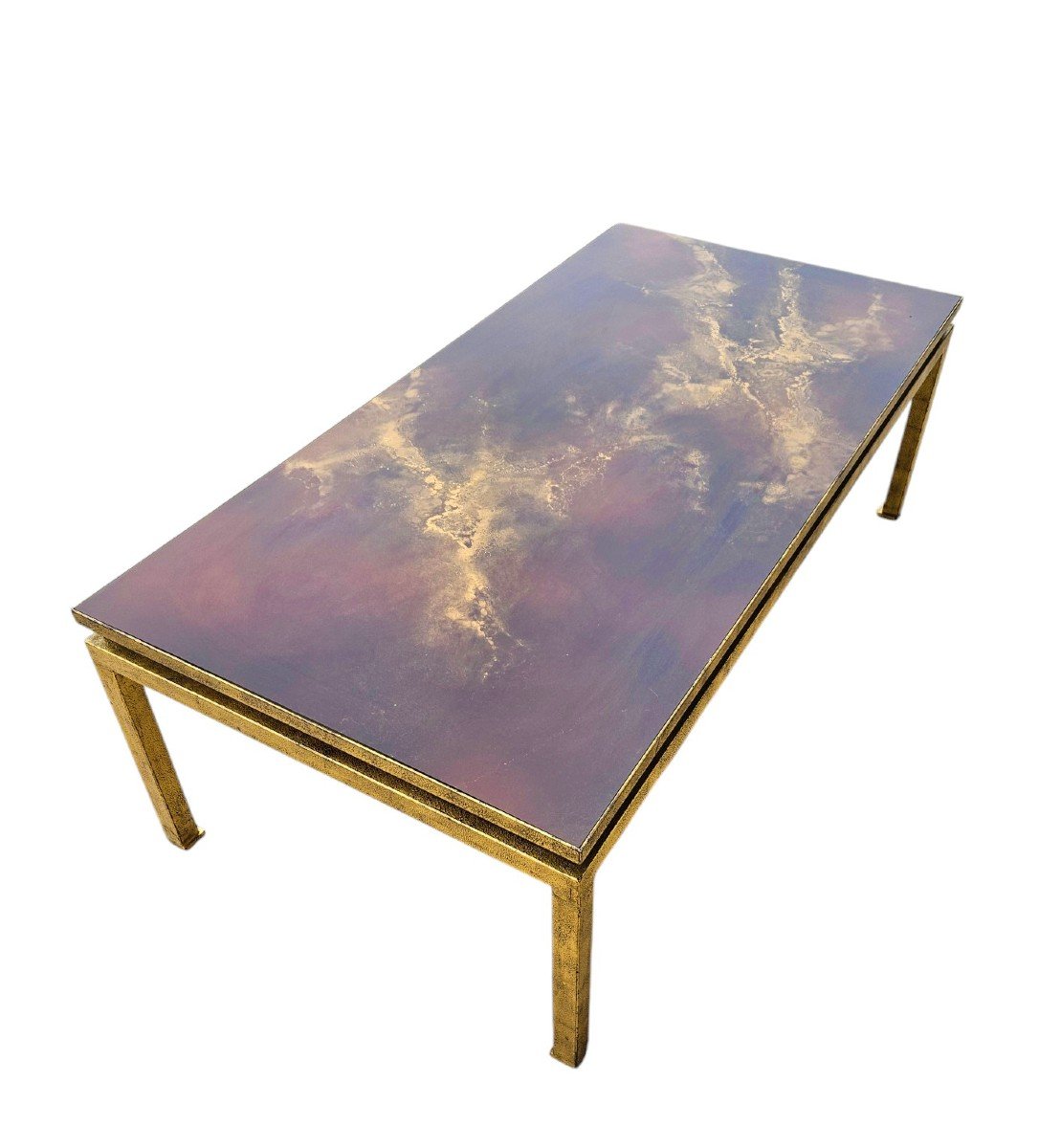 Coffee Table Attributed To La Maison Ramsay -photo-8