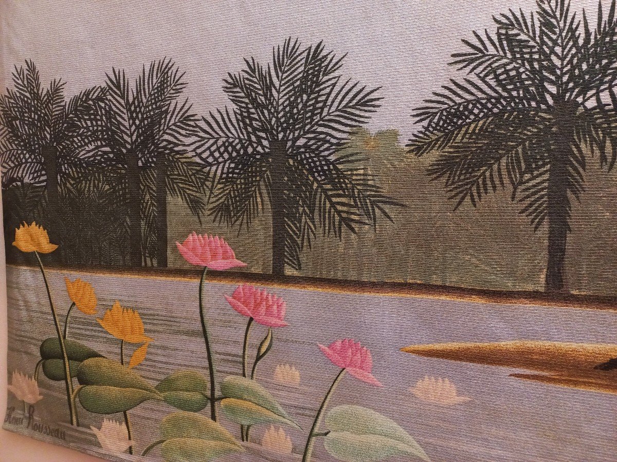 Tapisserie d'Aubusson Henri Rousseau 180 X 115 cm -photo-2