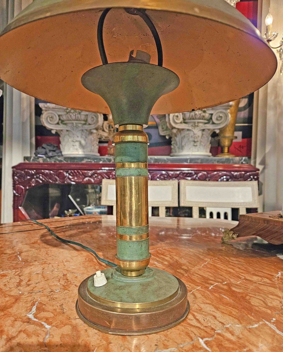 Art Deco Ocean Liner Mushroom Lamp-photo-7