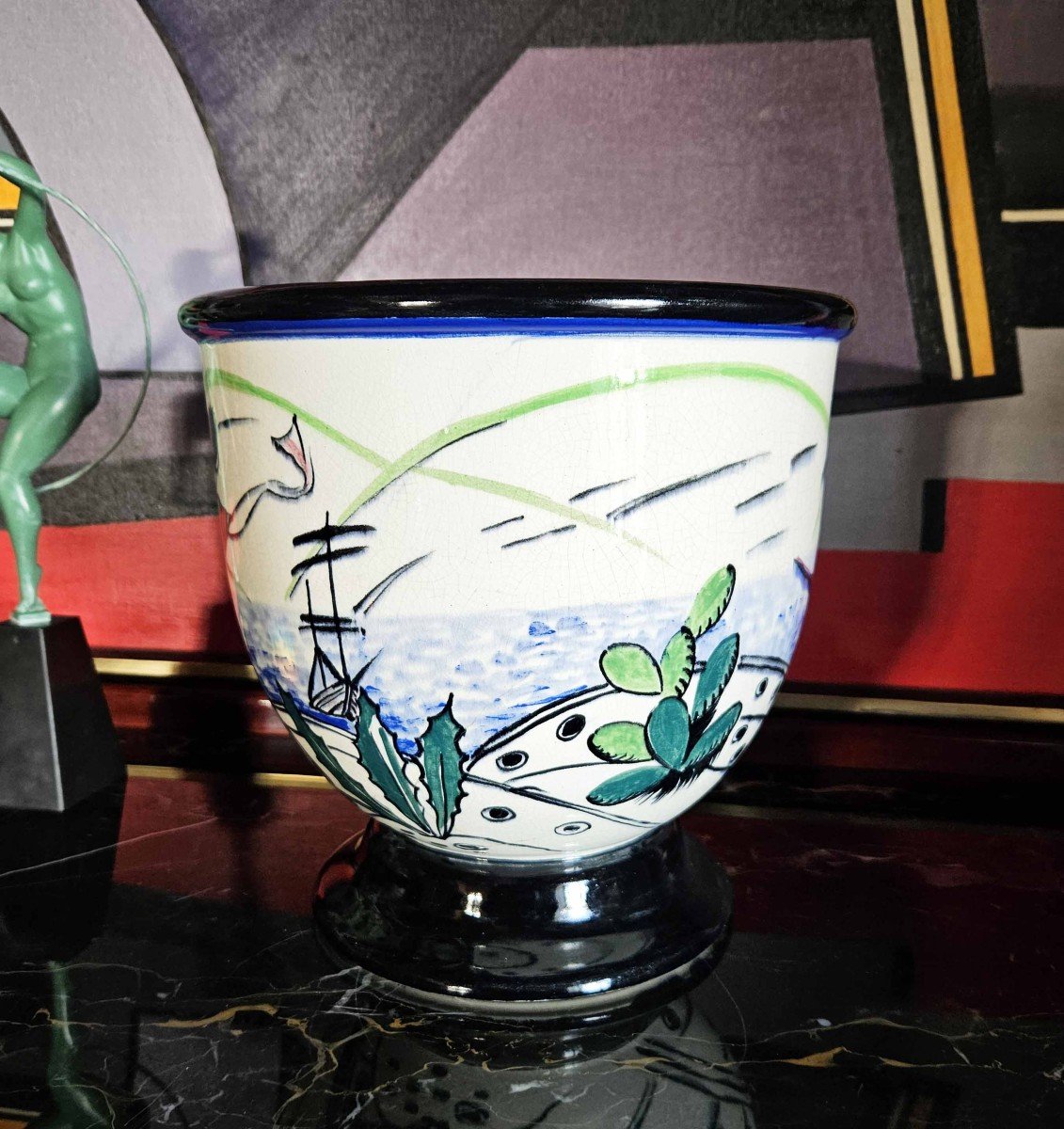 Primavera Art Deco Vase-photo-5