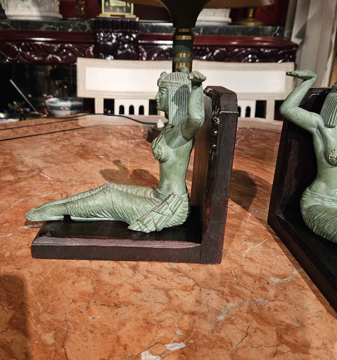 Art Deco Egyptian Bookends-photo-1