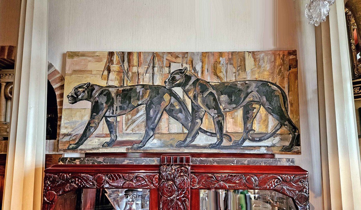 Marta Johan Milossis Panther Couple Hst 180 X 80cm