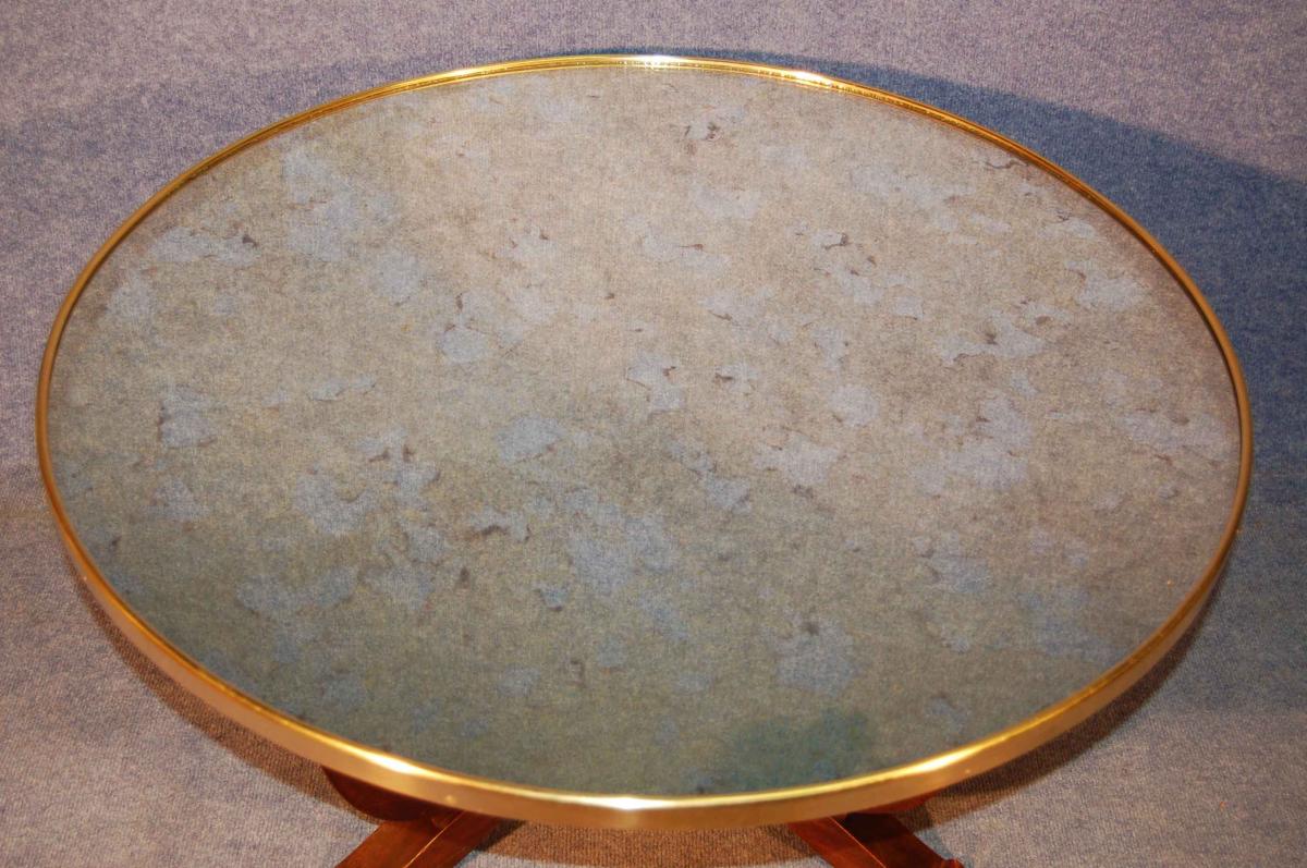 Jules Leleu (1883-1961) Art Deco Coffee Table-photo-1