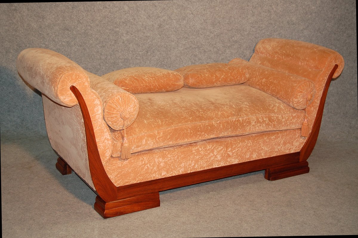 Art Deco Rosewood Daybed-photo-5