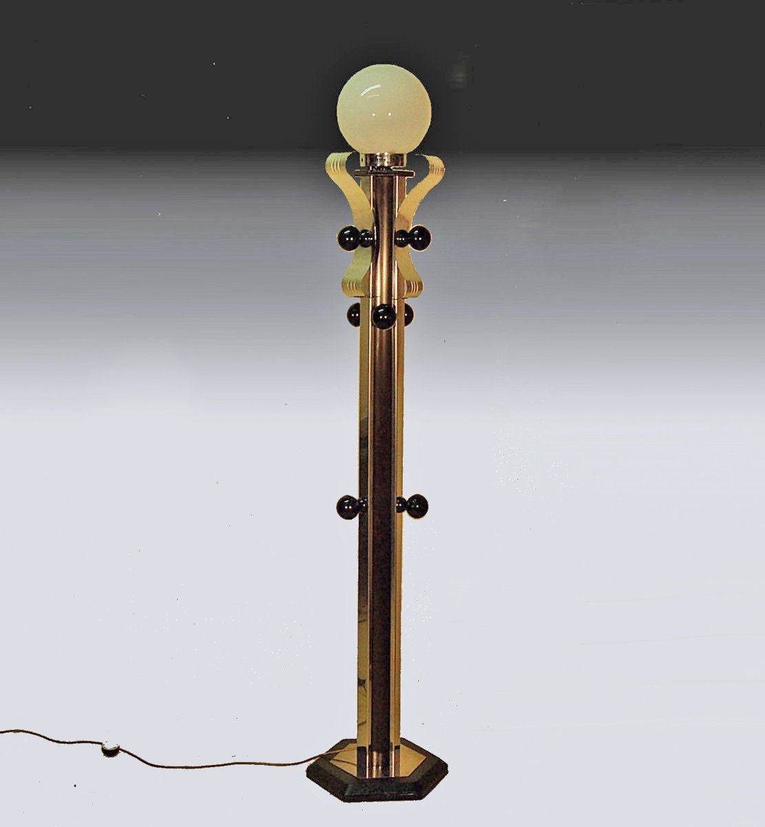 70's Coat Rack Floor Lamp