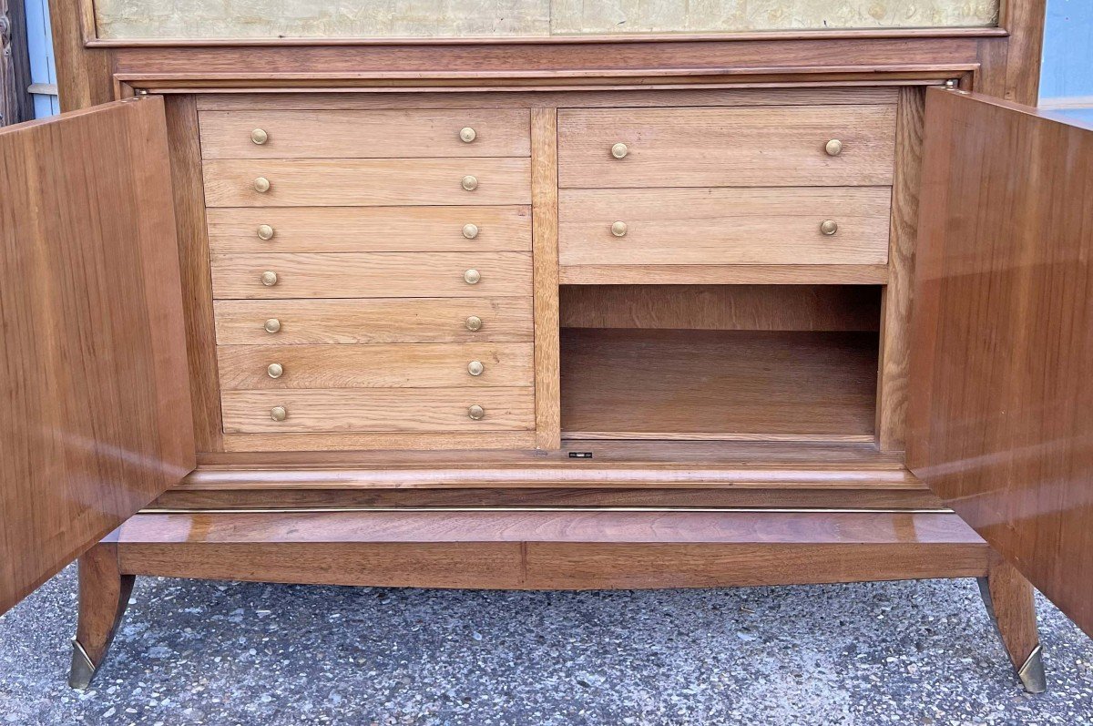 Dominique - André Domin (1883-1962) And Marcel Genevrière (1885-1967) Art Deco Cabinet-photo-3