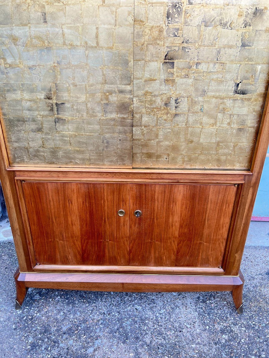 Dominique - André Domin (1883-1962) And Marcel Genevrière (1885-1967) Art Deco Cabinet-photo-8