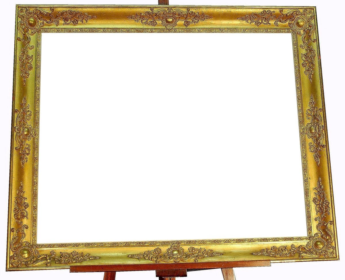 Golden Frame Epoque XIXth Century (118 X 102 Cm)