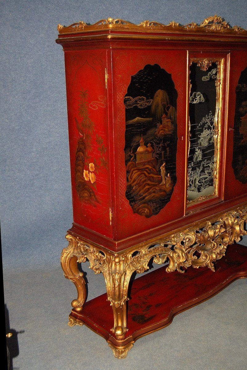 Important Japanese Cabinet Attributed To Jansen-photo-2