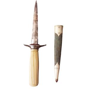 Small Dagger In Ivory Nineteenth
