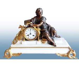 Greek Eudore Is Roman Officer Christianis Important 19th Century Clock Chateaubriand