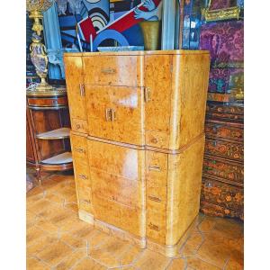 Art Deco Commode Cabinet Circa 1930