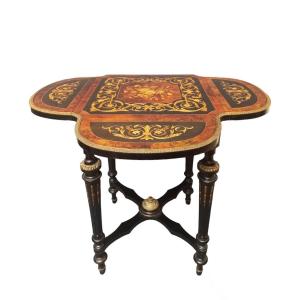 Table De Salon Marquetée Napoléon III