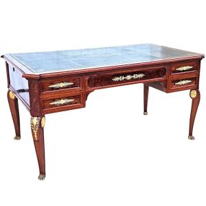 Large Empire Mahogany Desk