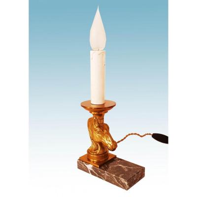 Lampe En Bronze Dlg Maison Charles