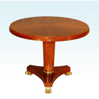 Table Gu&eacute;ridon 1940  Dlg Andr&eacute; Arbus Pieds griffes En Bronze