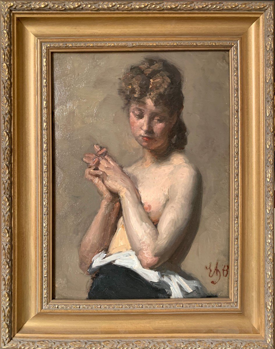 Female Nude Edouard Agneessens (1842/1885