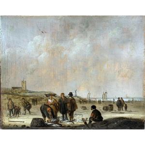 Bord De Mer Jan Van Goyen (1596/1656) Entourage.