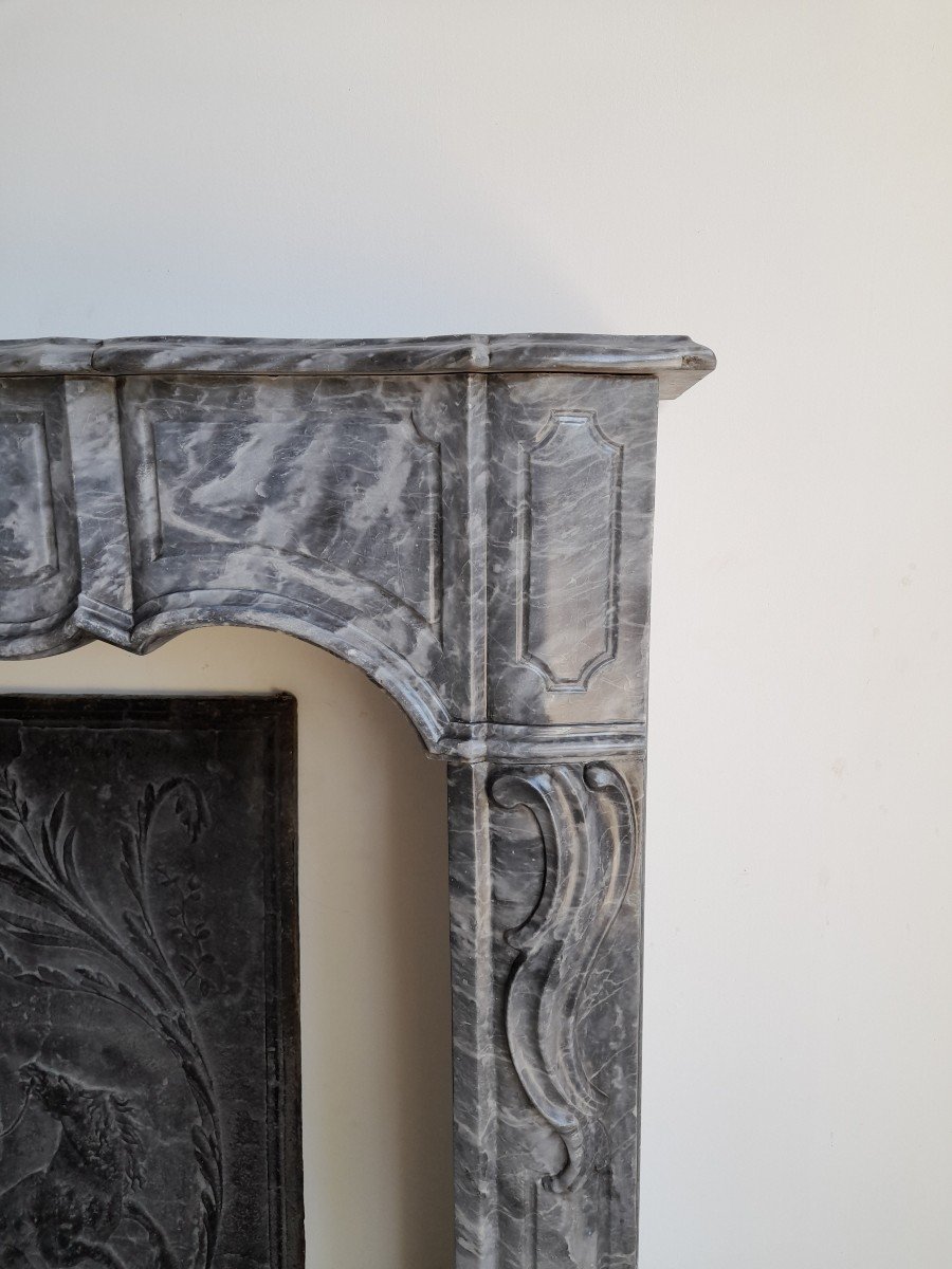 Louis XV Marble Fireplace -photo-2