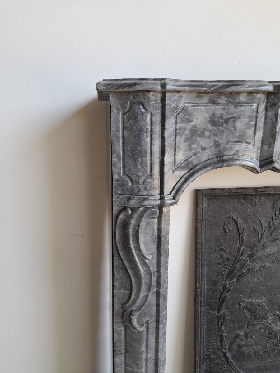 Louis XV Marble Fireplace -photo-3