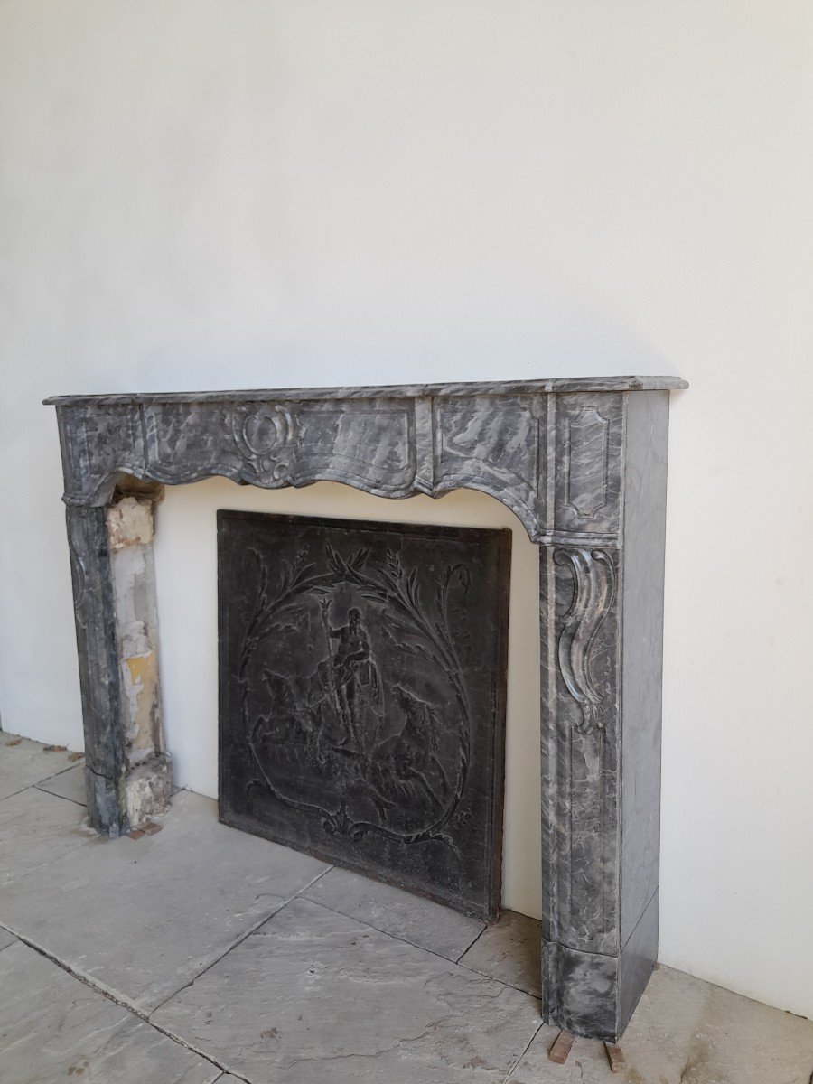 Louis XV Marble Fireplace -photo-1