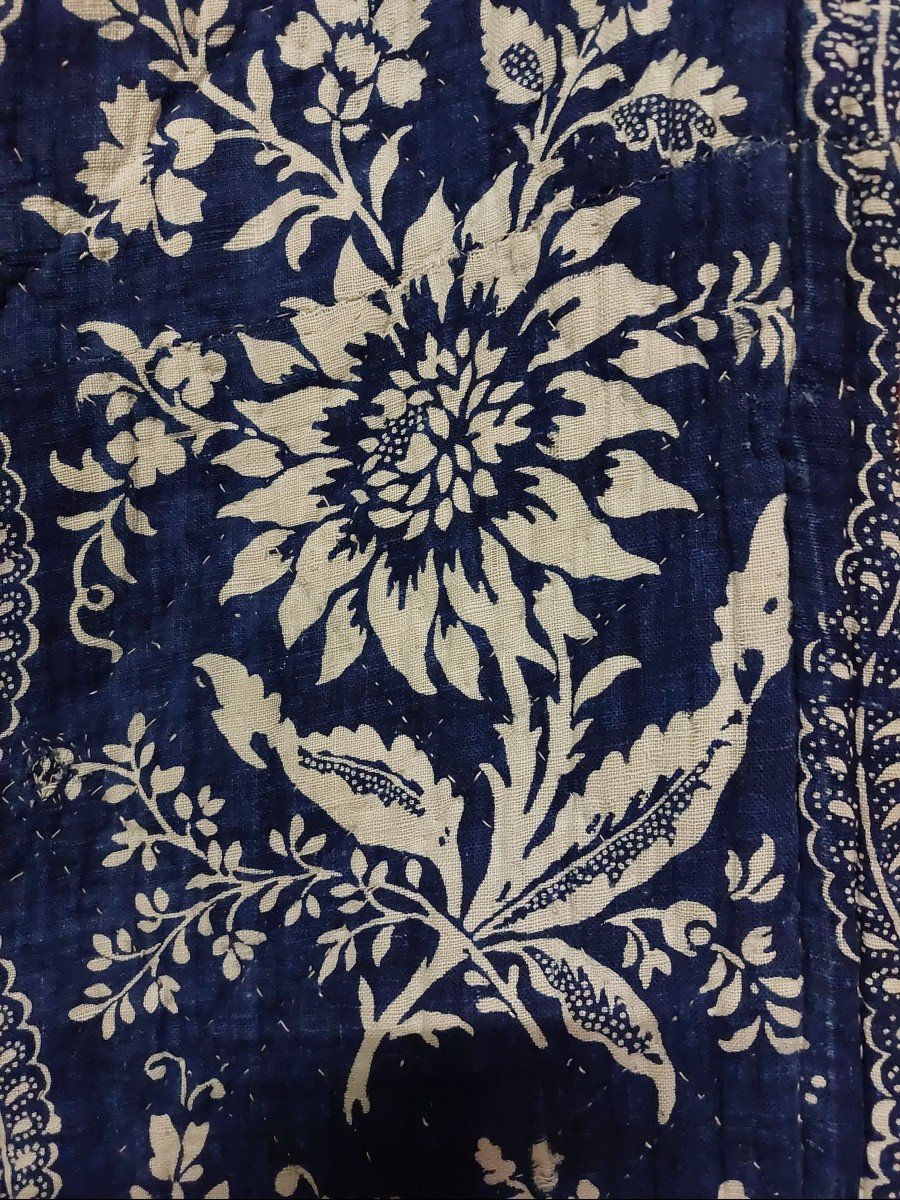 18th Century Quilted Blanket Printing At La Réserve-photo-2