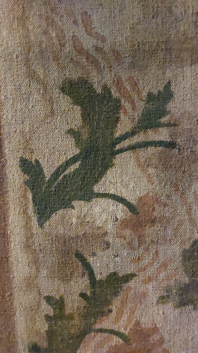 18th Century Painted Canvas -photo-3