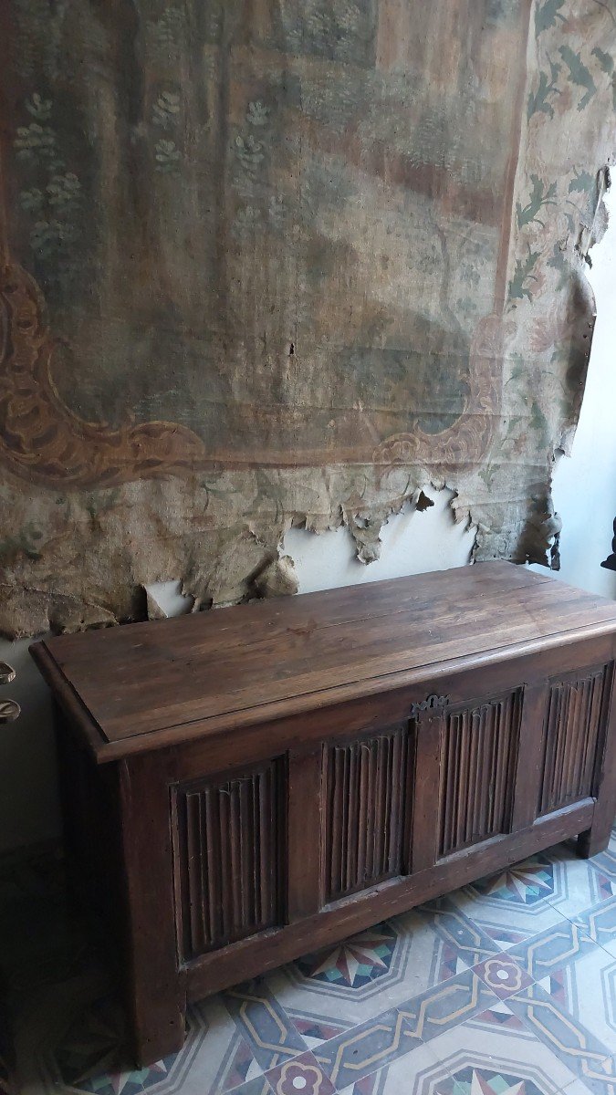 Large 18th Century Chest With 16th Century Elements -photo-1