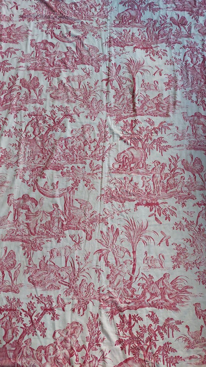 Toile De Jouy 18th Century 4 Continents Oberkampf -photo-2