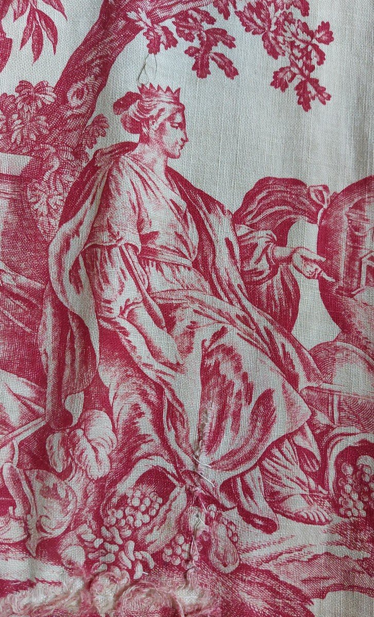 Toile De Jouy 18th Century 4 Continents Oberkampf -photo-4